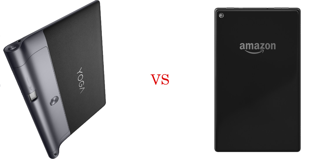 Lenovo Yoga Tab 3 versus Amazon Fire HD 8 6